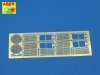 Aber 35G26 Grilles for german tank Standardpanzer E-75 or E-50 (1:35)